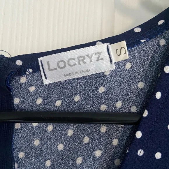 Navy Blue Wrap dress - Picture 2 of 6